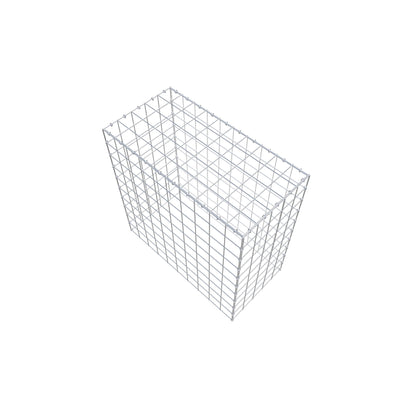 Monteret gabion type 3 100 cm x 100 cm x 50 cm (L x H x D), maskestørrelse 10 cm x 10 cm, C-ring
