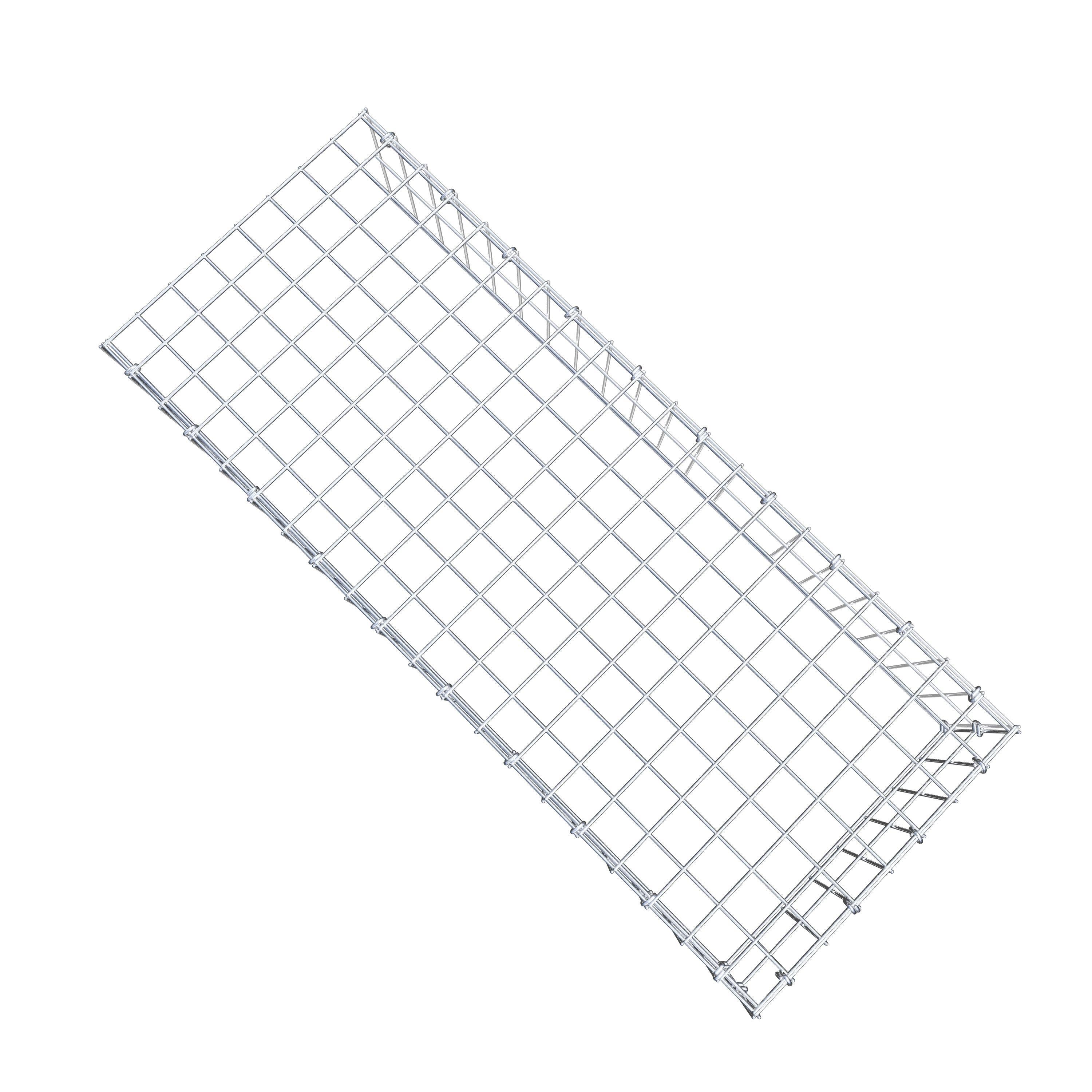 Anbaugabione Typ 4 100 cm x 20 cm x 40 cm (L x H x T), Maschenweite 5 cm x 10 cm, C-Ring