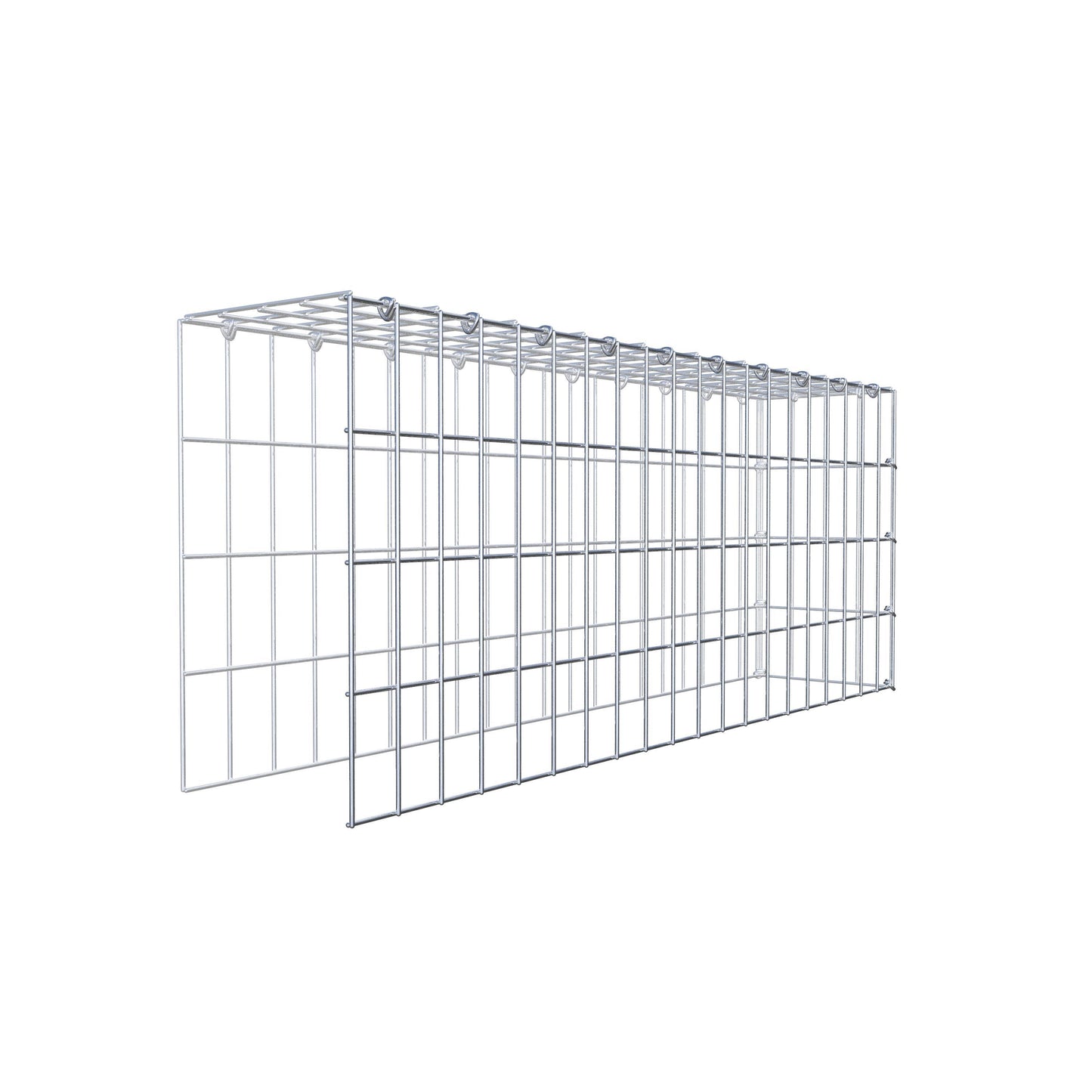 Pile aggiuntivo tipo 4 100 cm x 40 cm x 20 cm (L x H x P), maglia 5 cm x 10 cm, anello a C