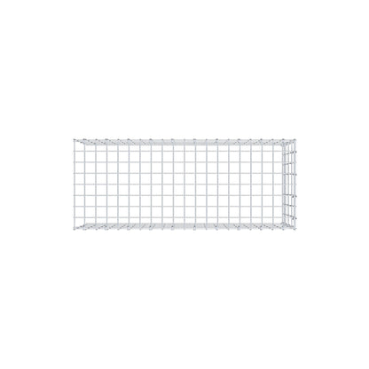 Monteret gabion type 4 100 cm x 40 cm x 40 cm (L x H x D), maskestørrelse 5 cm x 10 cm, C-ring