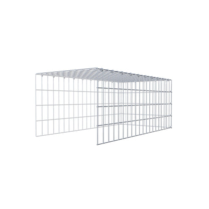 Pila adicional tipo 4 100 cm x 40 cm x 50 cm (L x A x P), malla 5 cm x 10 cm, anillo en C