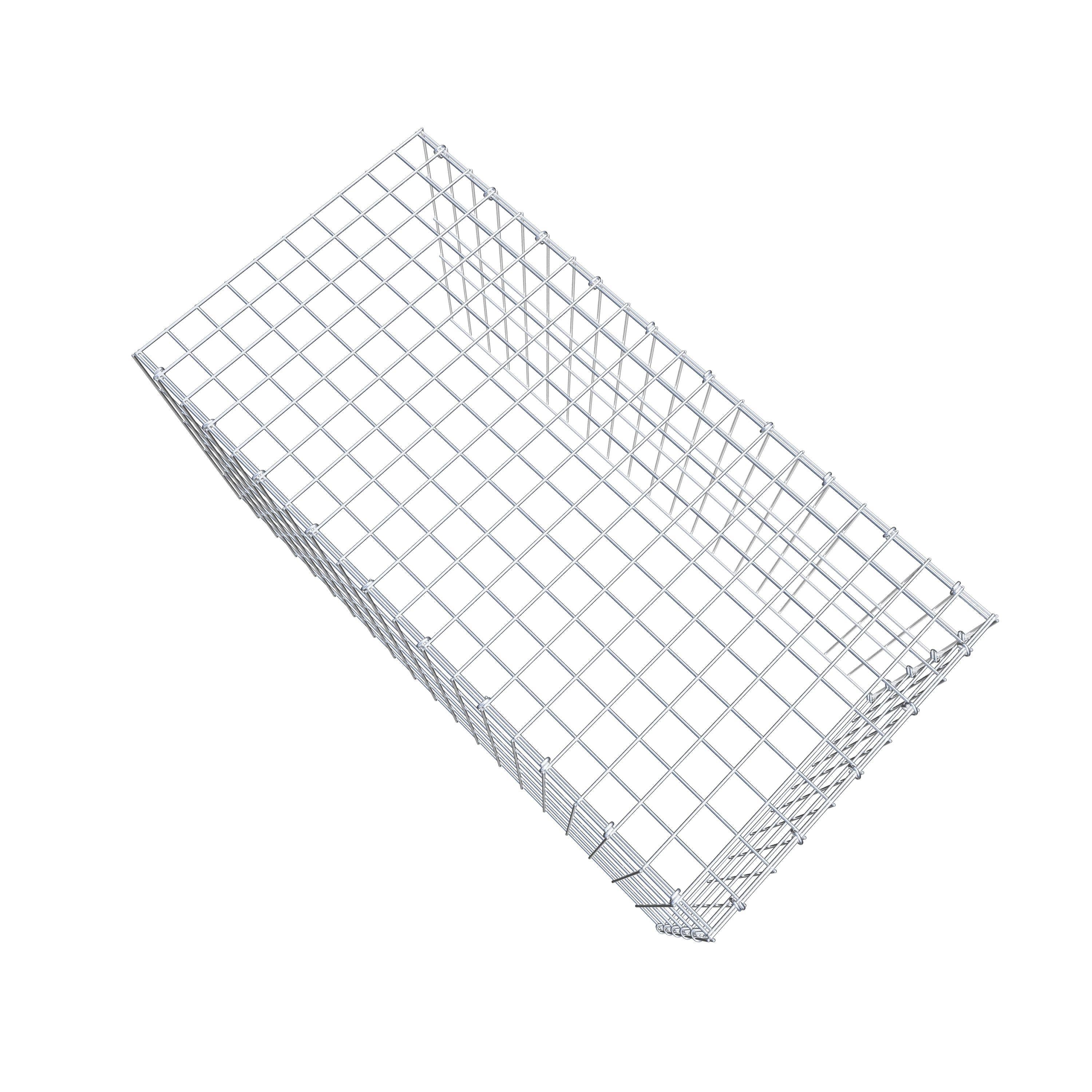 Anbaugabione Typ 4 100 cm x 50 cm x 50 cm (L x H x T), Maschenweite 5 cm x 10 cm, C-Ring