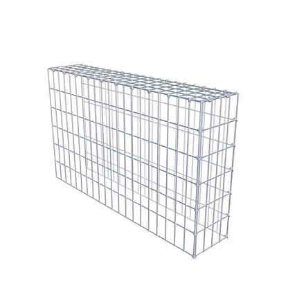 Type 4 oplegkorf 100 cm x 60 cm x 20 cm (L x H x D), maaswijdte 5 cm x 10 cm, C-ring