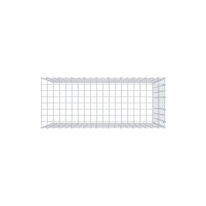 Mounted gabion type 4 100 cm x 70 cm x 40 cm (L x H x D), mesh size 5 cm x 10 cm, C-ring