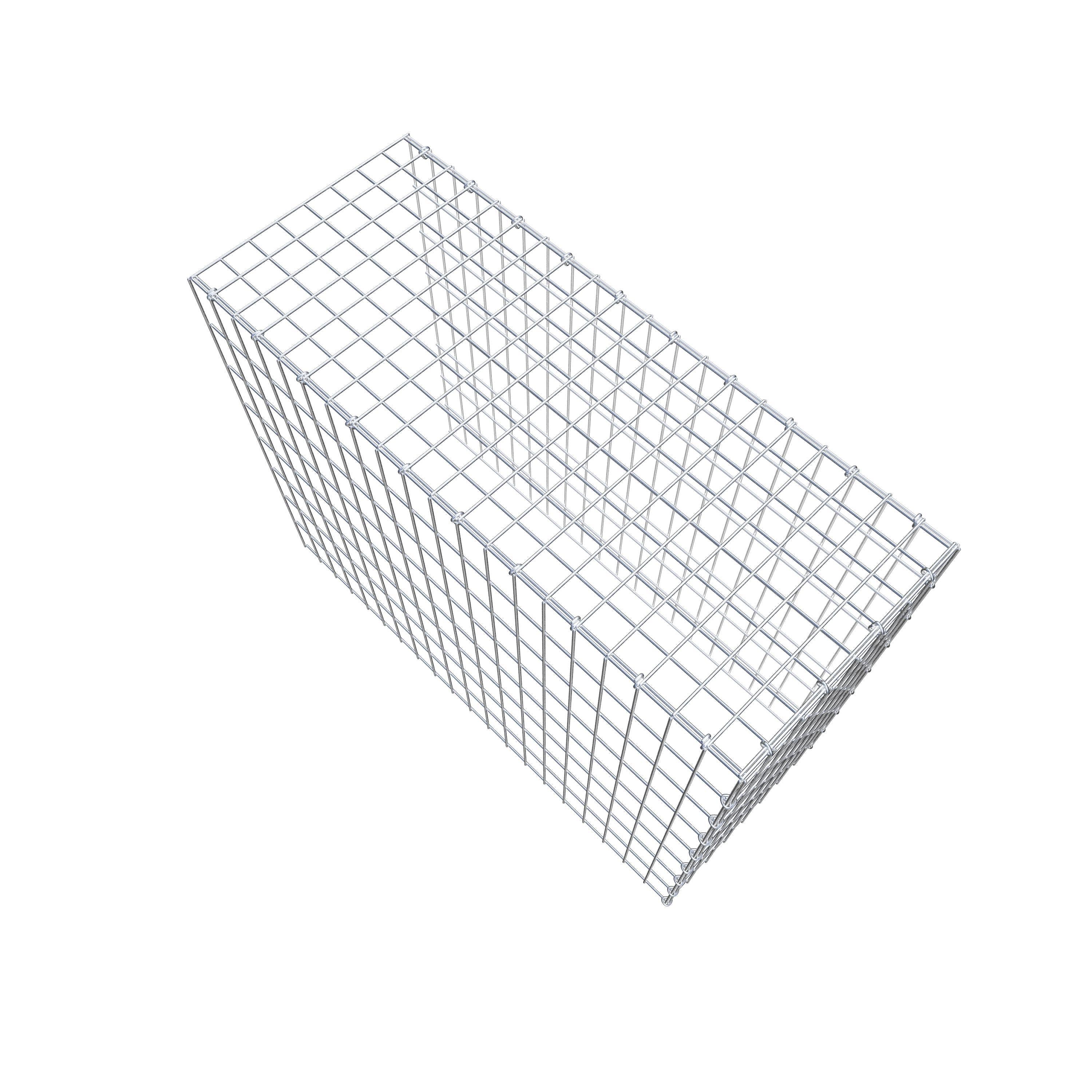 Anbaugabione Typ 4 100 cm x 80 cm x 40 cm (L x H x T), Maschenweite 5 cm x 10 cm, C-Ring