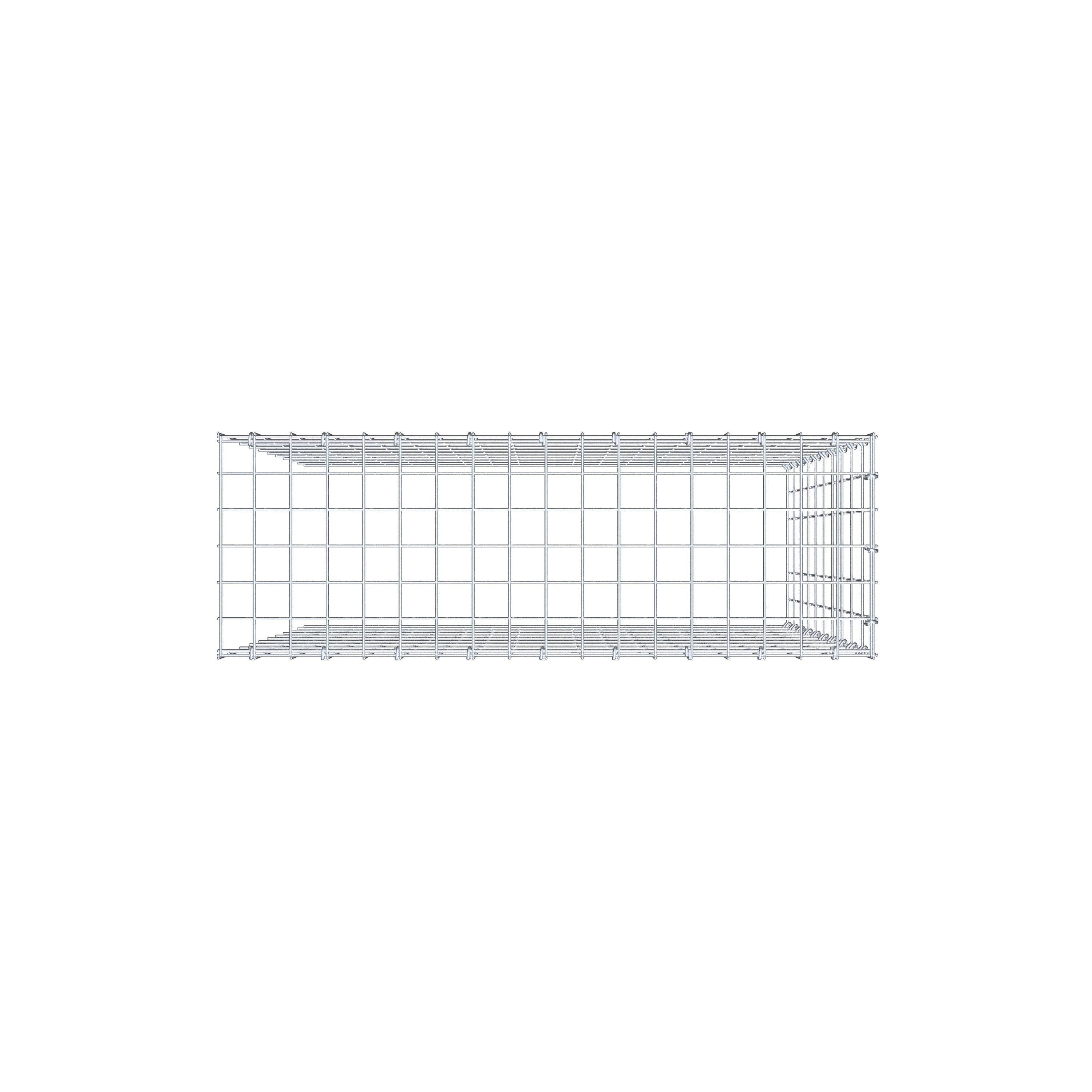 Anbaugabione Typ 4 100 cm x 90 cm x 30 cm (L x H x T), Maschenweite 5 cm x 10 cm, C-Ring