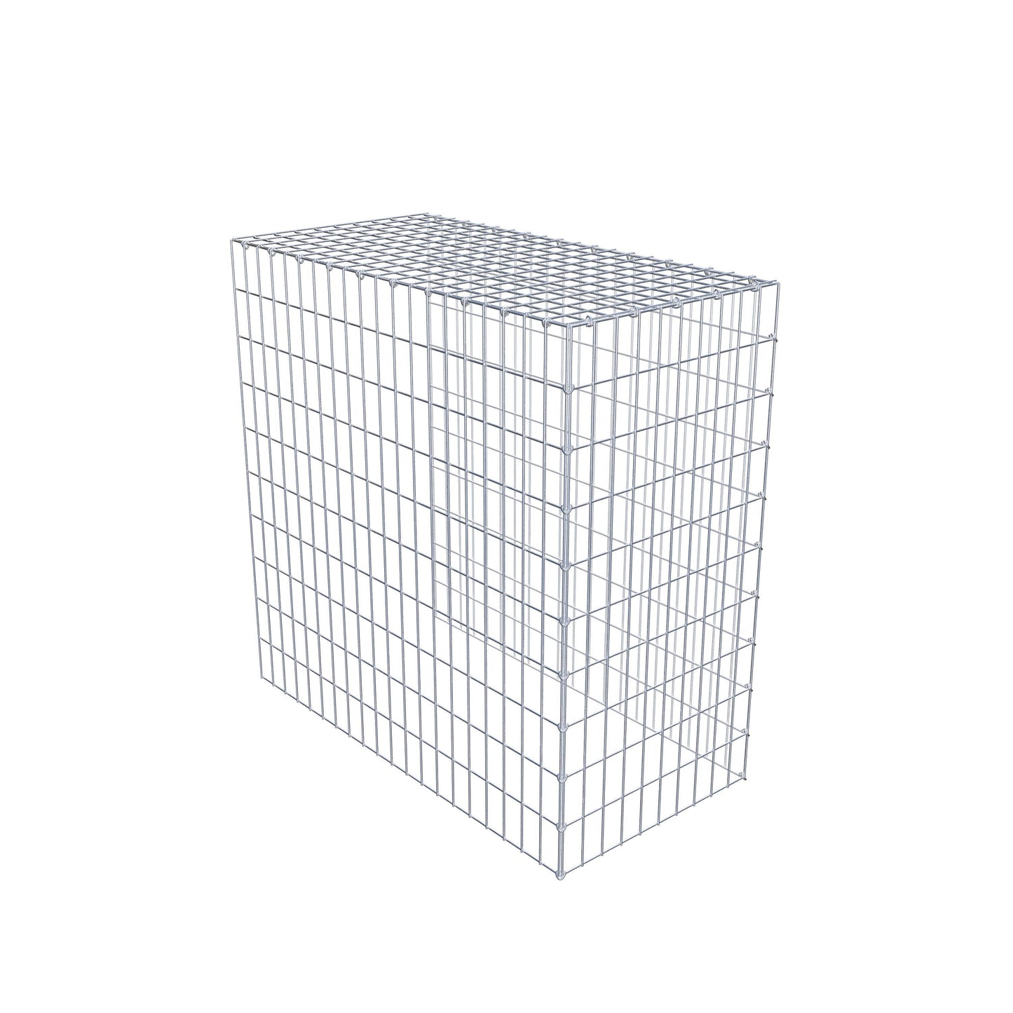 Gabião Tipo 4 100 cm x 100 cm x 50 cm (C x A x P), malhagem 5 cm x 10 cm, anel C