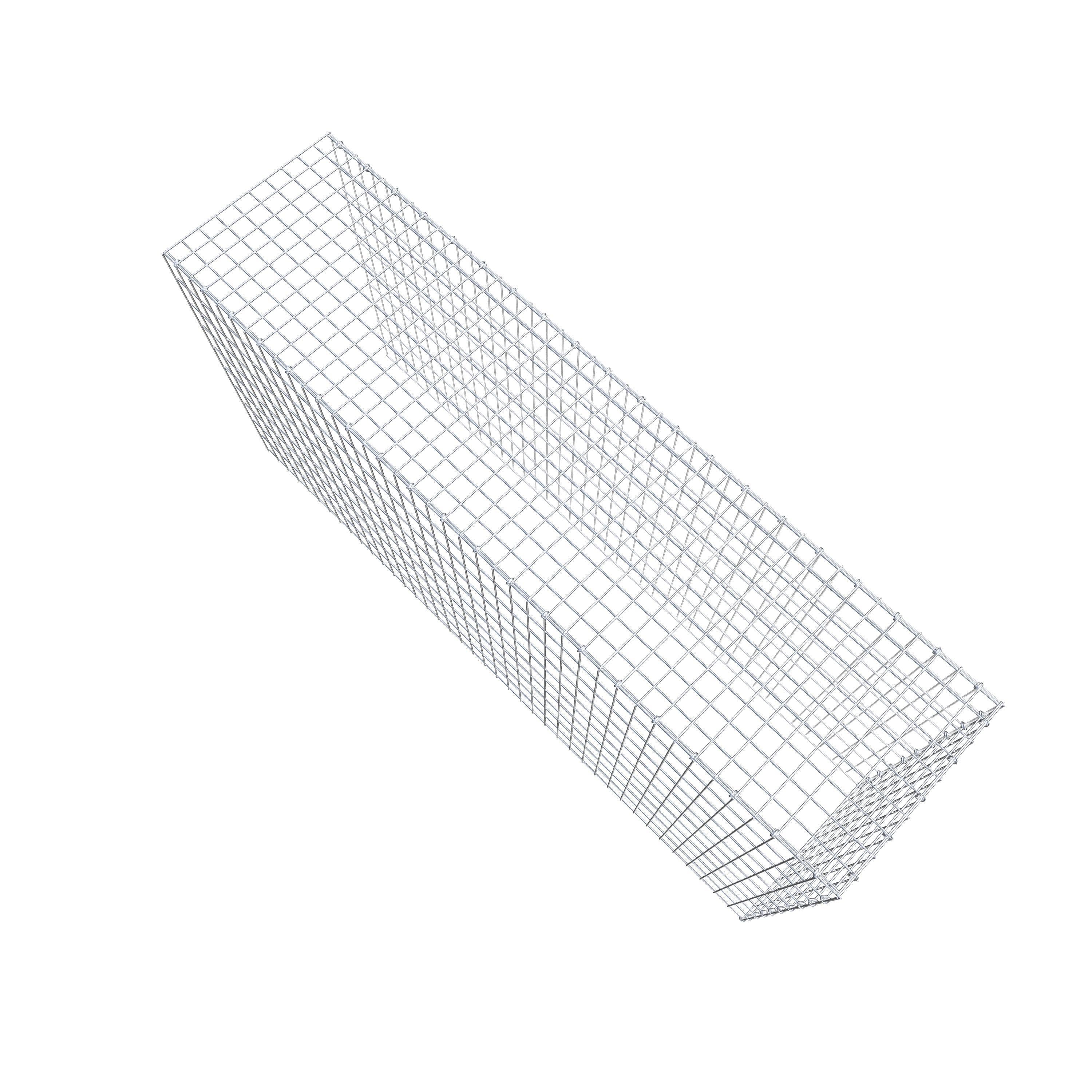 Anbaugabione Typ 4 200 cm x 100 cm x 50 cm (L x H x T), Maschenweite 5 cm x 10 cm, C-Ring