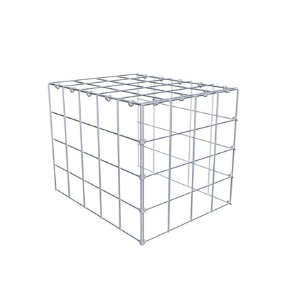 Gabbione aggiuntivo tipo 4 50 cm x 40 cm x 40 cm (L x H x P), maglia 10 cm x 10 cm, anello a C