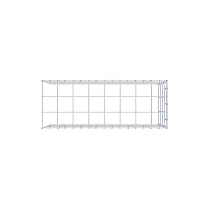 Anbaugabione Typ 4 80 cm x 40 cm x 30 cm (L x H x T), Maschenweite 10 cm x 10 cm, C-Ring