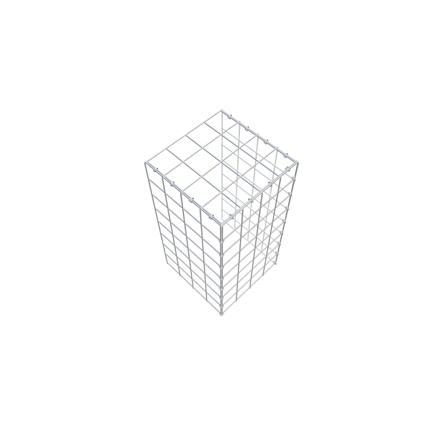 Pila adicional tipo 4 80 cm x 40 cm x 40 cm (L x A x P), malla 10 cm x 10 cm, anillo en C