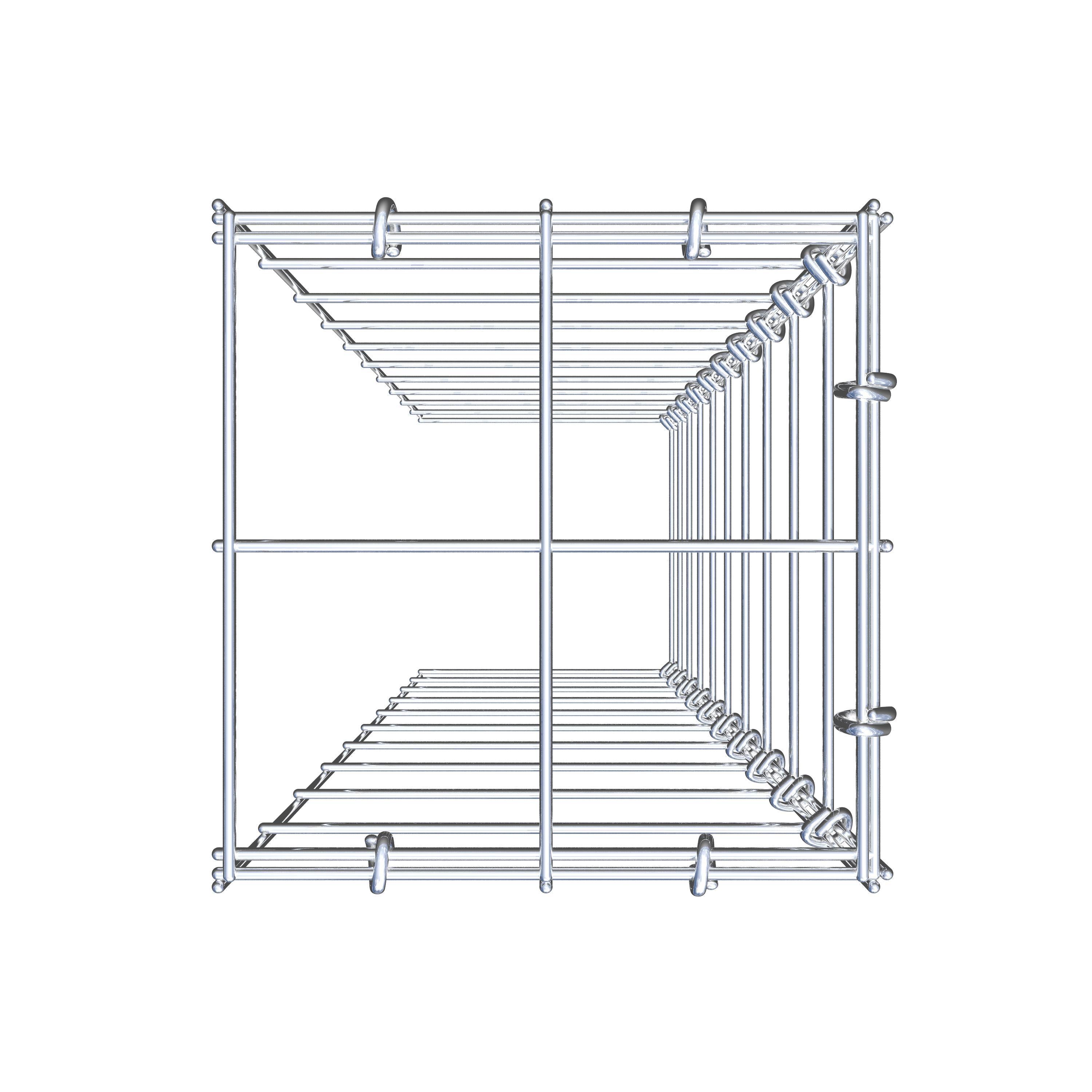 Anbaugabione Typ 4 100 cm x 20 cm x 20 cm (L x H x T), Maschenweite 10 cm x 10 cm, C-Ring