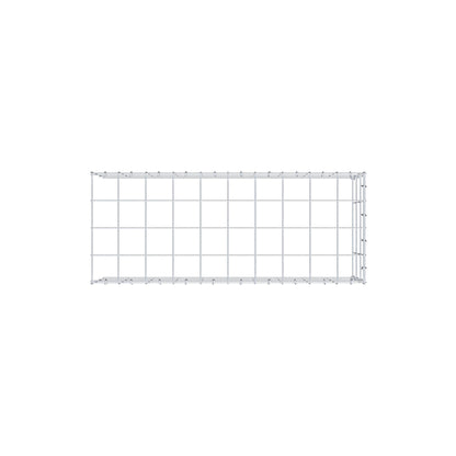 Mounted gabion type 4 100 cm x 30 cm x 40 cm (L x H x D), mesh size 10 cm x 10 cm, C-ring