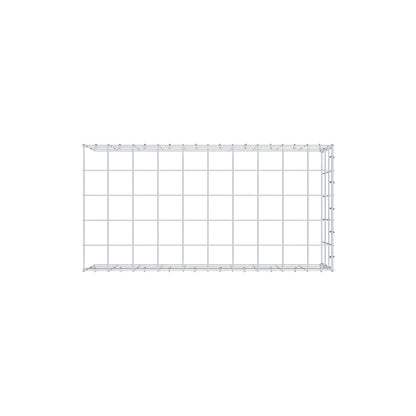 Gabbione aggiuntivo tipo 4 100 cm x 30 cm x 50 cm (L x H x P), maglia 10 cm x 10 cm, anello a C