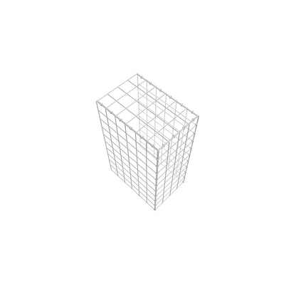 Gavión complementario de tipo 4 100 cm x 60 cm x 40 cm (L x A x P), malla 10 cm x 10 cm, anillo en C