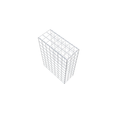 Mounted gabion type 4 100 cm x 70 cm x 30 cm (L x H x D), mesh size 10 cm x 10 cm, C-ring