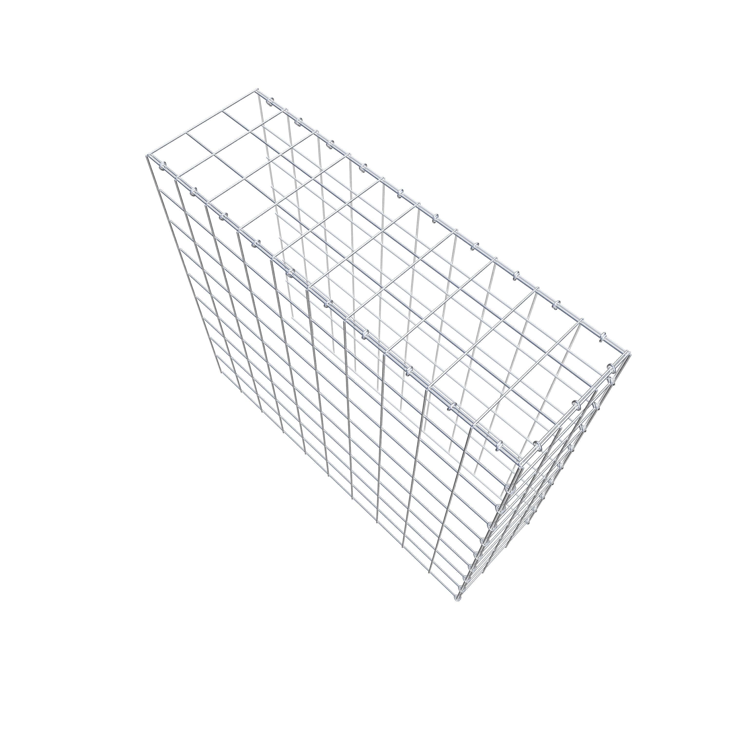 Gabião Tipo 4 100 cm x 90 cm x 30 cm (C x A x P), malhagem 10 cm x 10 cm, anel C