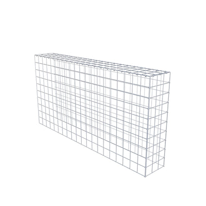 Mounted gabion type 4 200 cm x 100 cm x 30 cm (L x H x D), mesh size 10 cm x 10 cm, C-ring