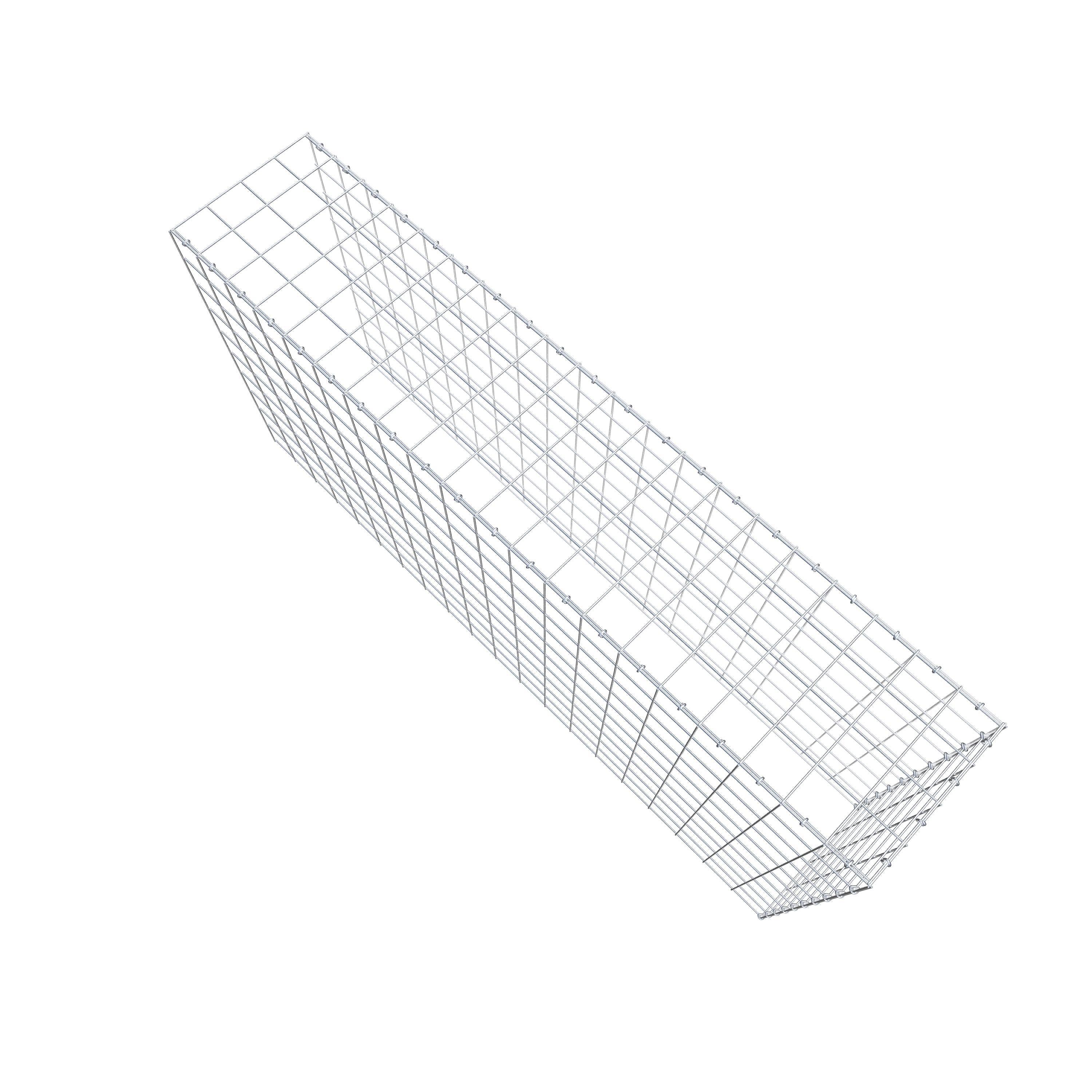 Anbaugabione Typ 4 200 cm x 100 cm x 40 cm (L x H x T), Maschenweite 10 cm x 10 cm, C-Ring