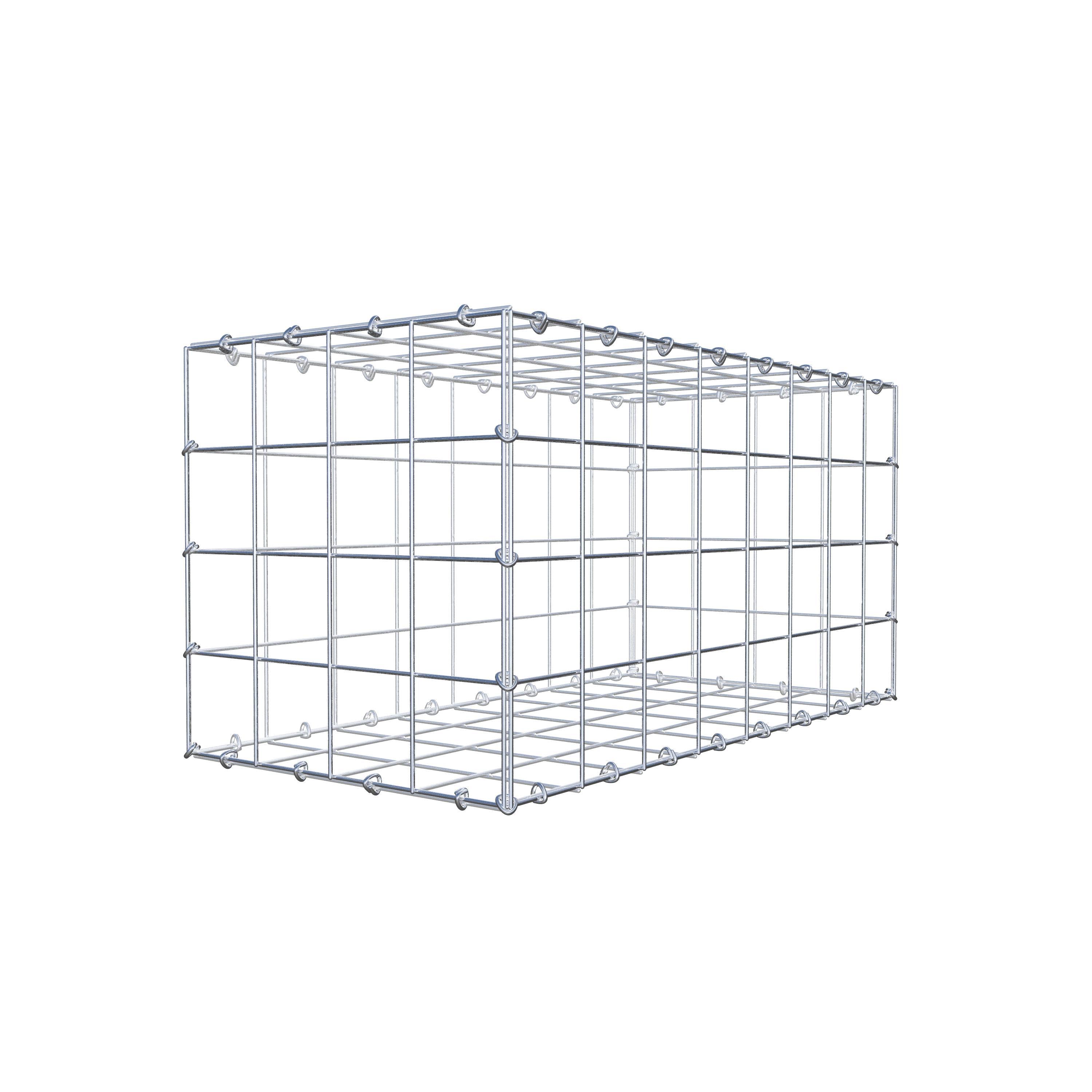 Gabion 80 cm x 40 cm x 40 cm (L x H x D), maskestørrelse 10 cm x 10 cm, C-ring