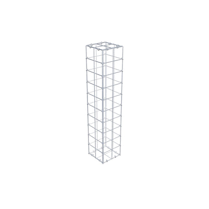 Gabion 100 cm x 20 cm x 20 cm (L x H x D), maskstorlek 10 cm x 10 cm, C-ring