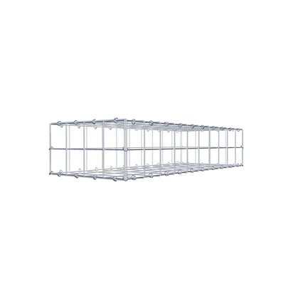 Gavión 100 cm x 20 cm x 40 cm (L x A x P), malla 10 cm x 10 cm, anillo en C