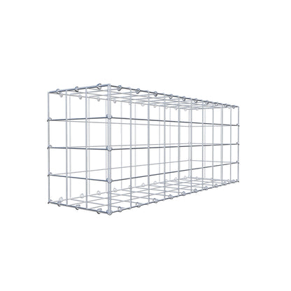 Gabion 100 cm x 40 cm x 30 cm (L x H x P), mailles 10 cm x 10 cm, anneau en C