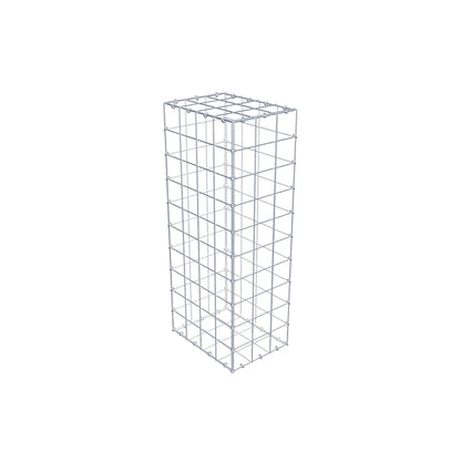 Gabion 100 cm x 40 cm x 30 cm (L x H x P), mailles 10 cm x 10 cm, anneau en C