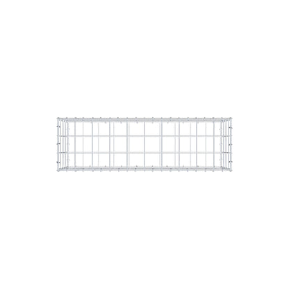 Gabion 100 cm x 40 cm x 30 cm (L x H x P), mailles 10 cm x 10 cm, anneau en C