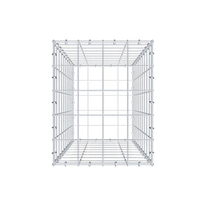 Gabião 100 cm x 40 cm x 50 cm (C x A x P), malhagem 10 cm x 10 cm, anel C