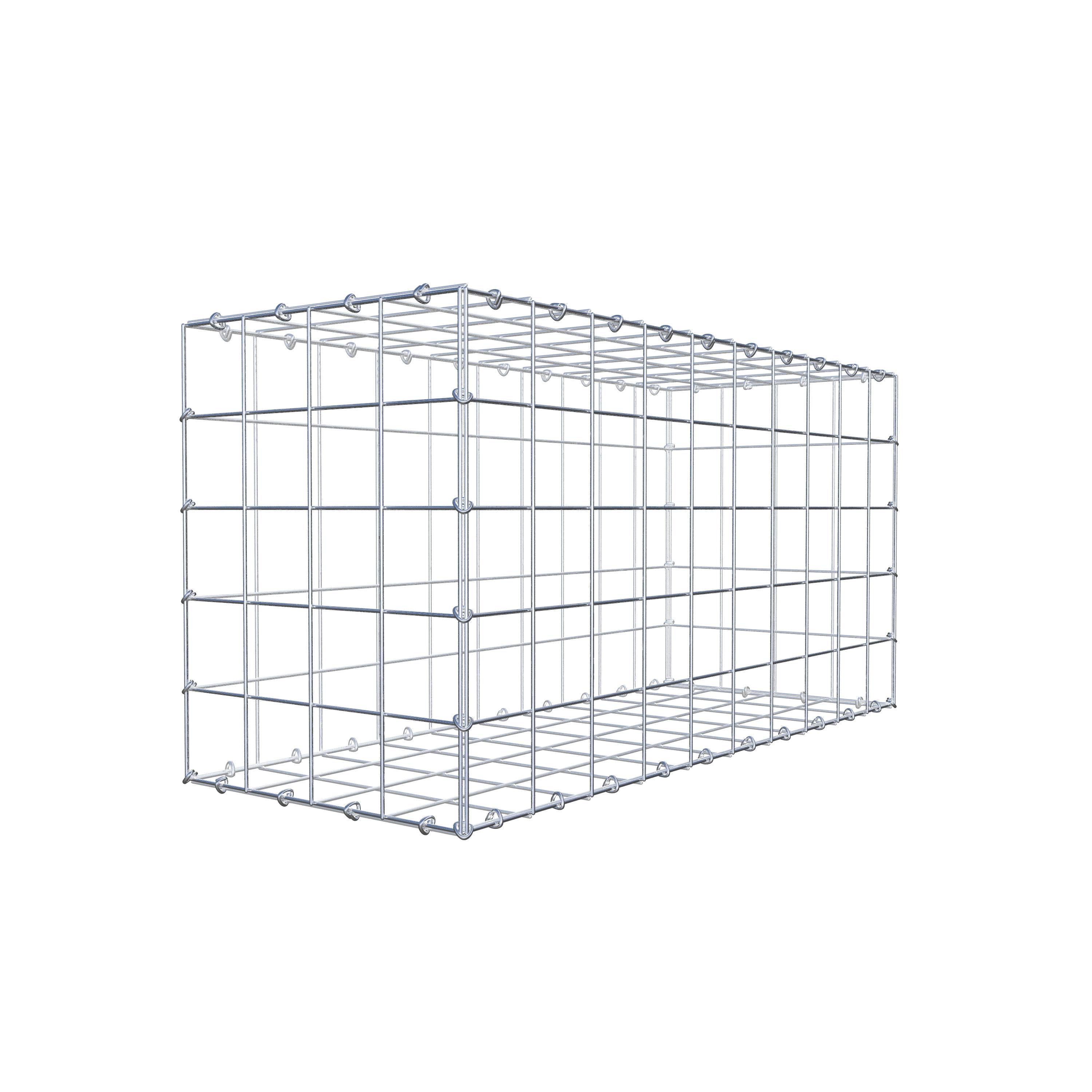 Gabion 100 cm x 50 cm x 40 cm (L x H x D), maskestørrelse 10 cm x 10 cm, C-ring