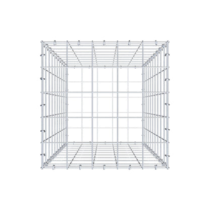Gabion 100 cm x 50 cm x 50 cm (L x H x D), maskstorlek 10 cm x 10 cm, C-ring