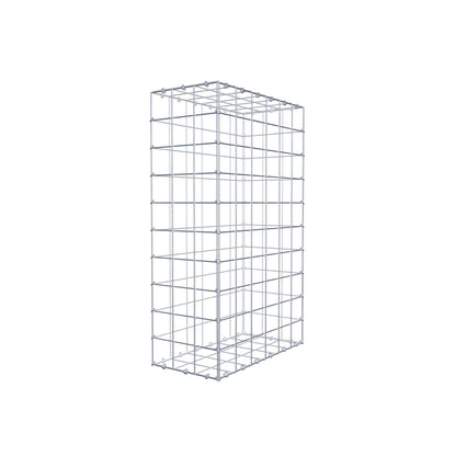 Gabion 100 cm x 60 cm x 30 cm (L x H x P), mailles 10 cm x 10 cm, anneau en C