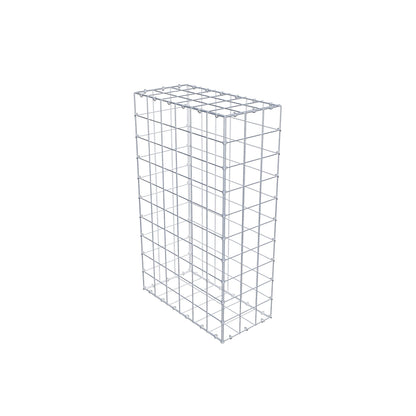 Gabion 100 cm x 60 cm x 30 cm (L x H x P), mailles 10 cm x 10 cm, anneau en C
