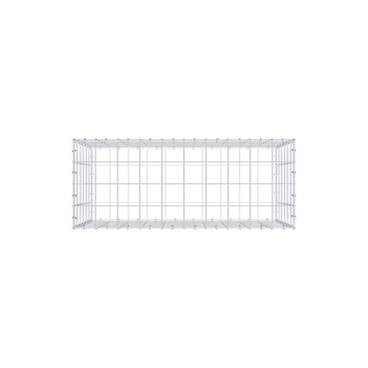 Gabbione 100 cm x 60 cm x 40 cm (L x H x P), maglia 10 cm x 10 cm, anello a C