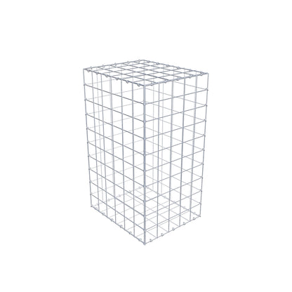 Gabion 100 cm x 60 cm x 50 cm (L x H x D), maskestørrelse 10 cm x 10 cm, C-ring