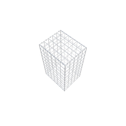 Gabion 100 cm x 60 cm x 50 cm (L x H x D), maskestørrelse 10 cm x 10 cm, C-ring