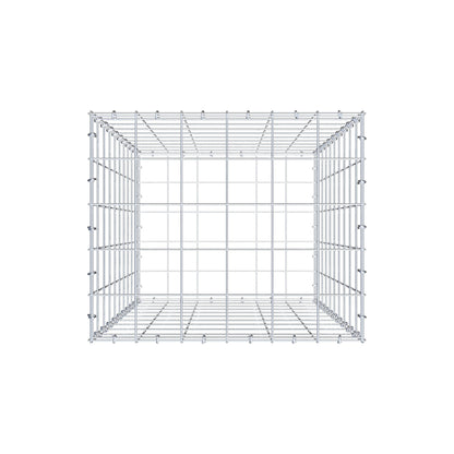 Gabion 100 cm x 60 cm x 50 cm (L x H x D), maskestørrelse 10 cm x 10 cm, C-ring