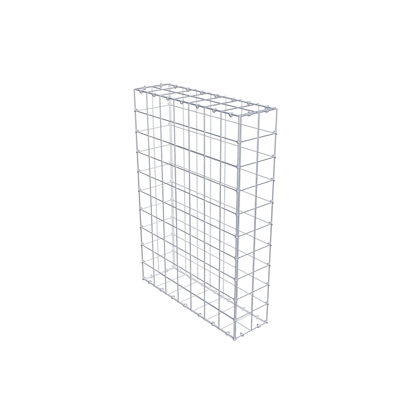 Gabion 100 cm x 70 cm x 20 cm (L x H x D), maskestørrelse 10 cm x 10 cm, C-ring