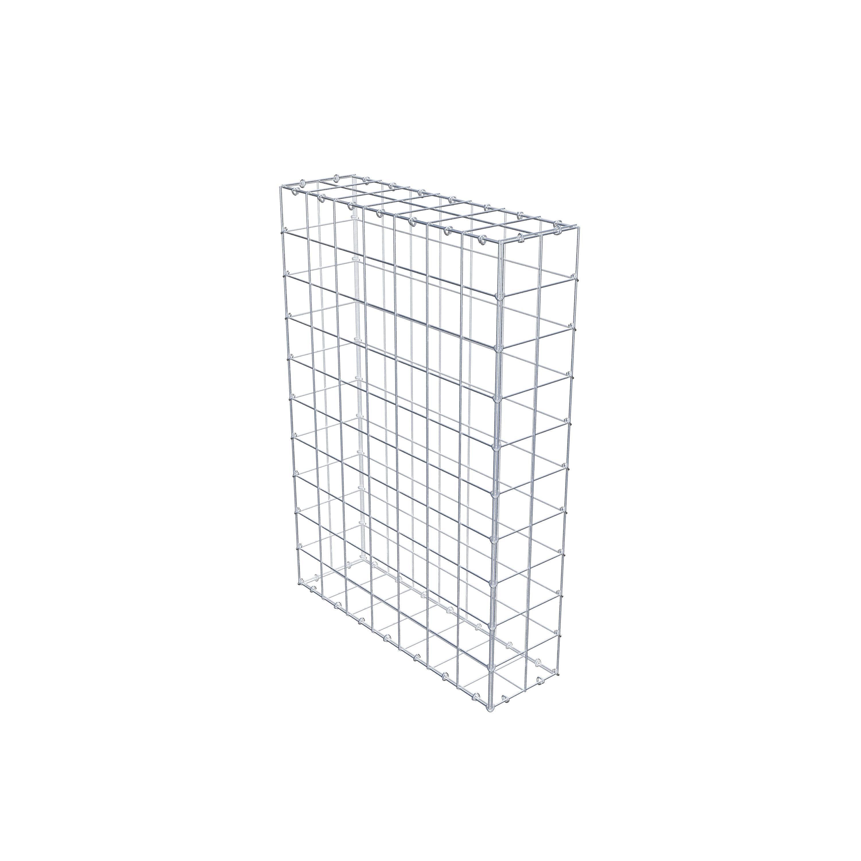 Gabion 100 cm x 70 cm x 20 cm (L x H x D), maskestørrelse 10 cm x 10 cm, C-ring