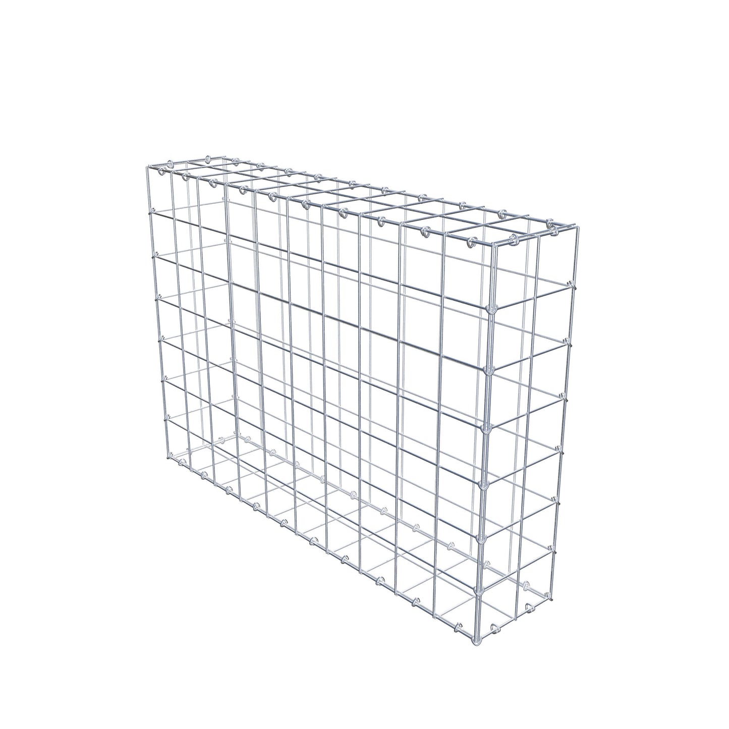 Gabion 100 cm x 70 cm x 20 cm (L x H x D), maskestørrelse 10 cm x 10 cm, C-ring