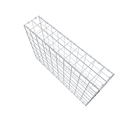 Gabion 100 cm x 70 cm x 20 cm (L x H x D), maskestørrelse 10 cm x 10 cm, C-ring