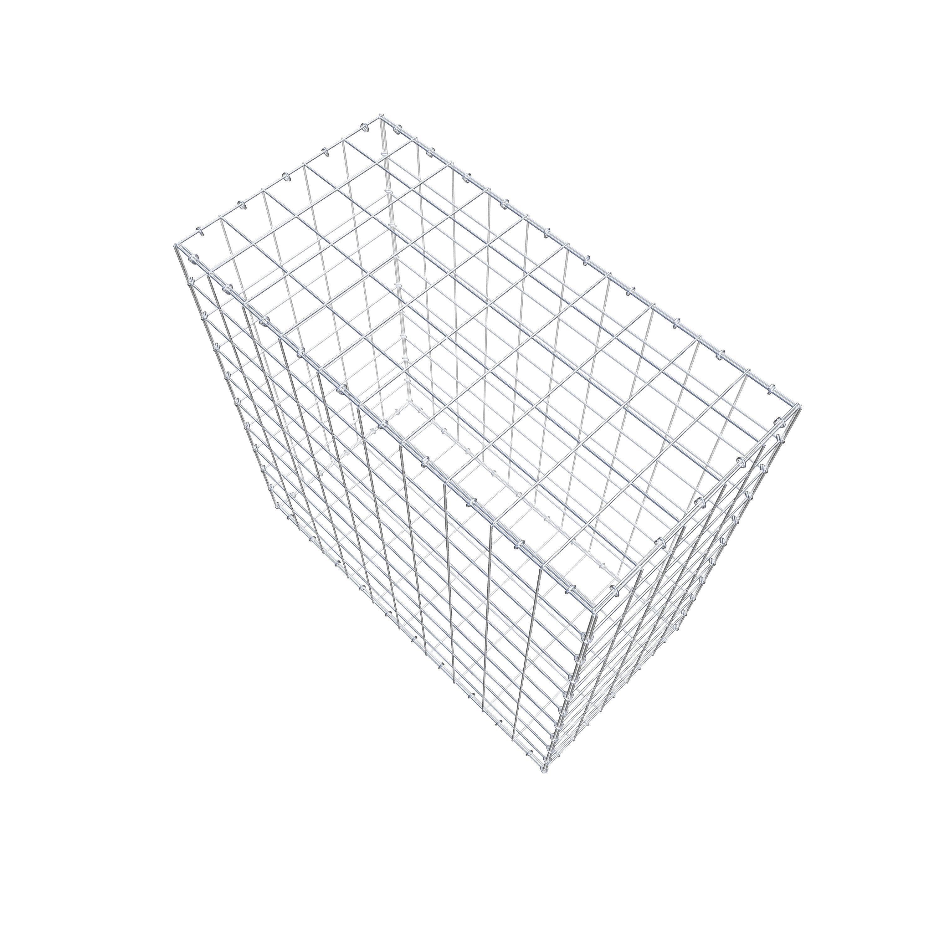 Gabion 100 cm x 100 cm x 50 cm (L x H x D), maskestørrelse 10 cm x 10 cm, C-ring