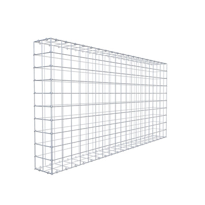 Gabion 200 cm x 100 cm x 20 cm (L x H x P), maille 10 cm x 10 cm, anneau en C