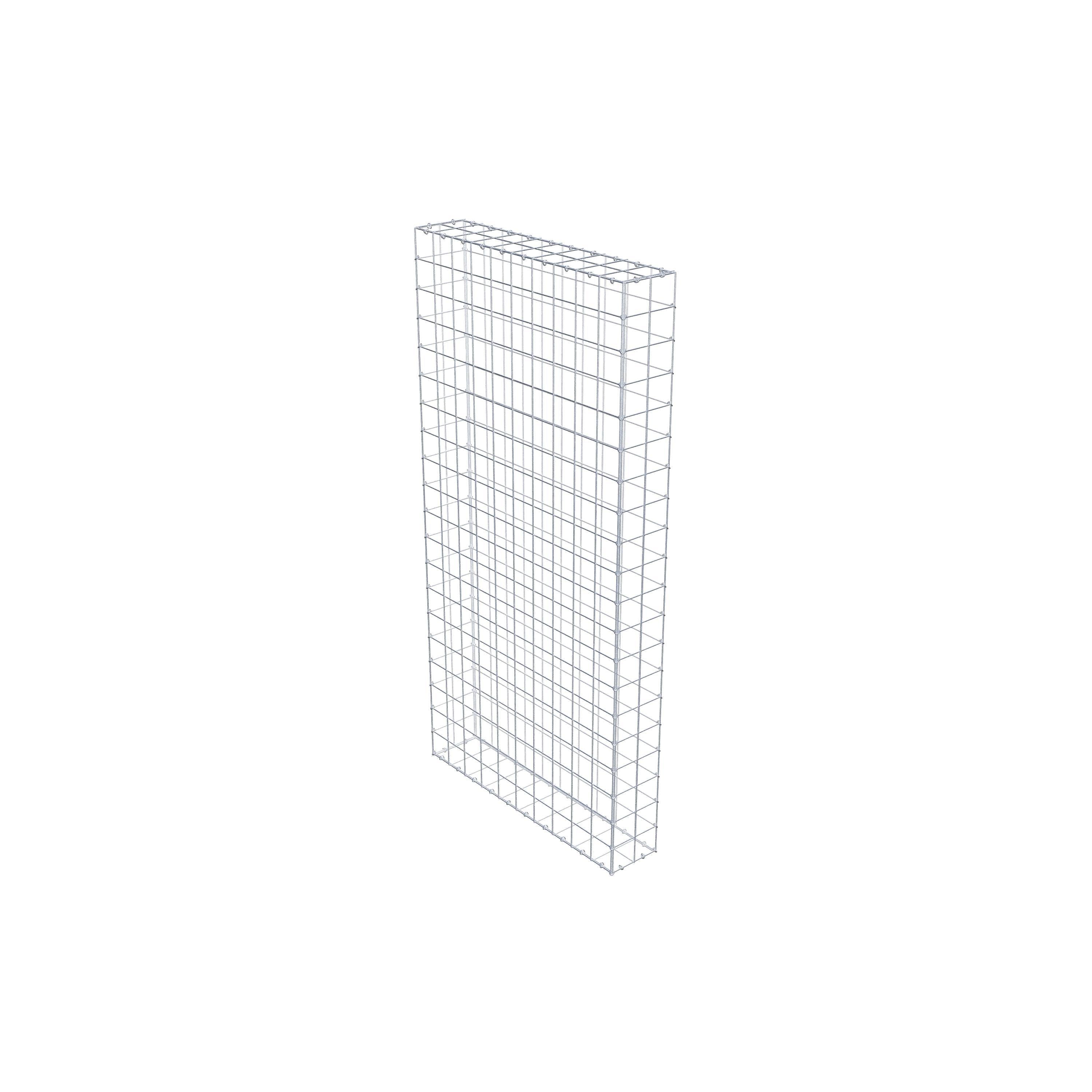 Gabion 200 cm x 100 cm x 20 cm (L x H x D), maskestørrelse 10 cm x 10 cm, C-ring