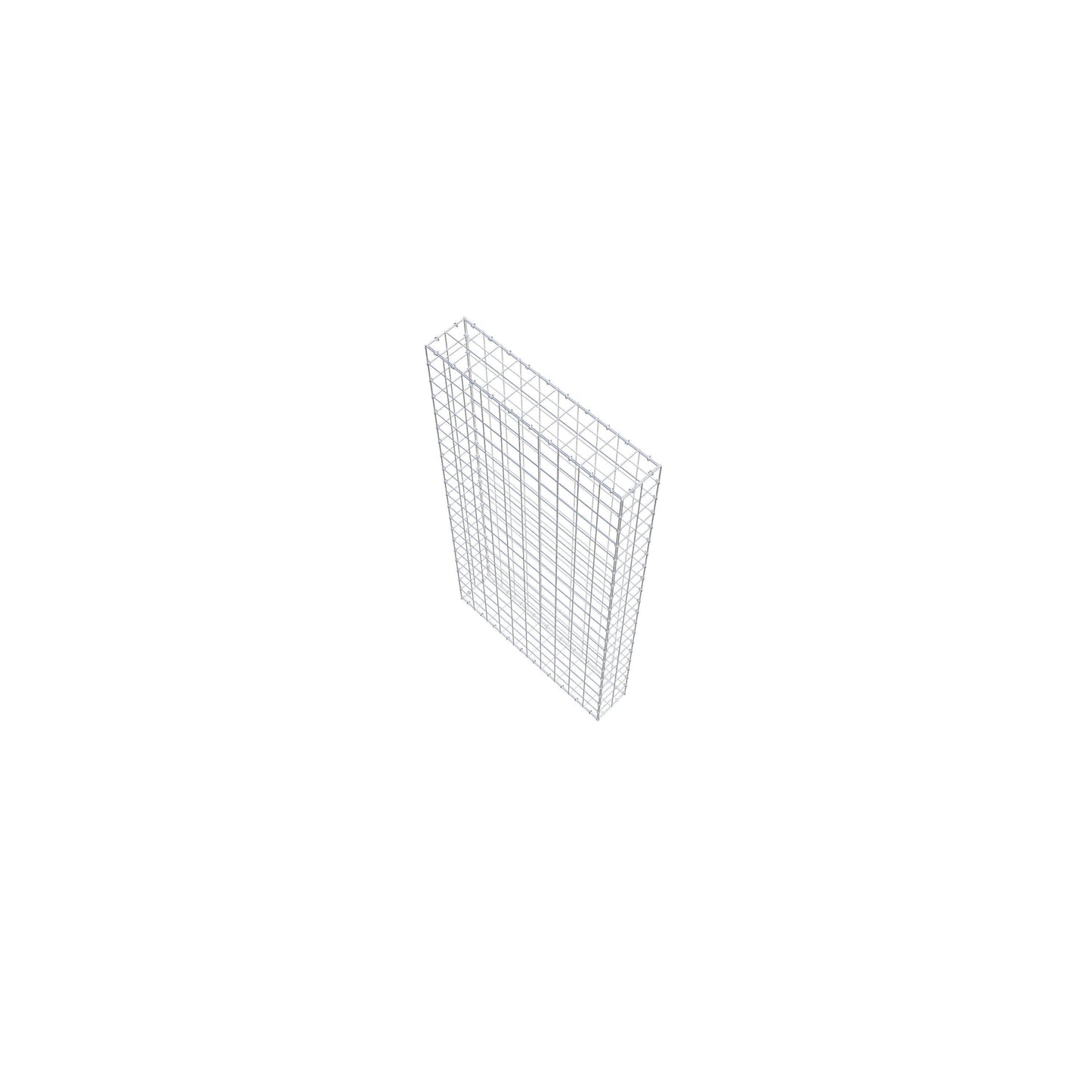 Gabion 200 cm x 100 cm x 20 cm (L x H x P), maille 10 cm x 10 cm, anneau en C