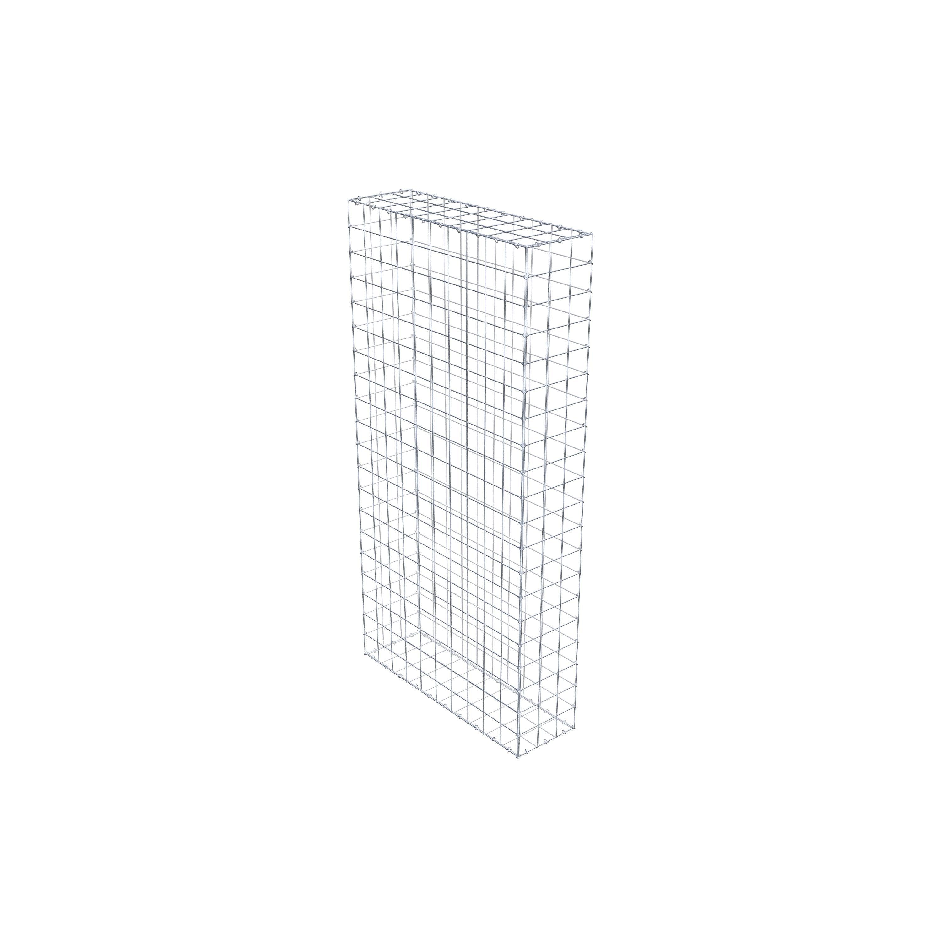 Gabion 200 cm x 100 cm x 30 cm (L x H x D), maskestørrelse 10 cm x 10 cm, C-ring