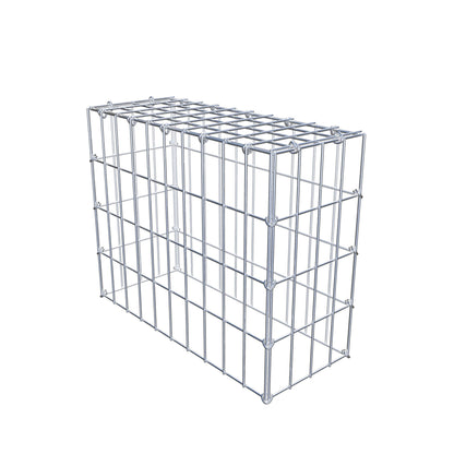 Anbaugabione Typ 3 50 cm x 40 cm x 20 cm (L x H x T), Maschenweite 5 cm x 10 cm, C-Ring