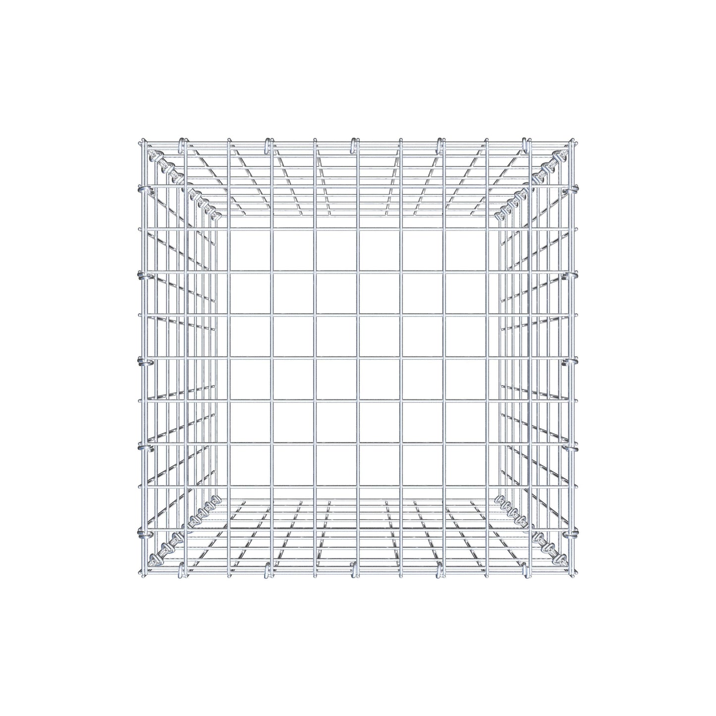 Pila adicional tipo 3 80 cm x 50 cm x 50 cm (L x A x P), malla 5 cm x 10 cm, anillo en C