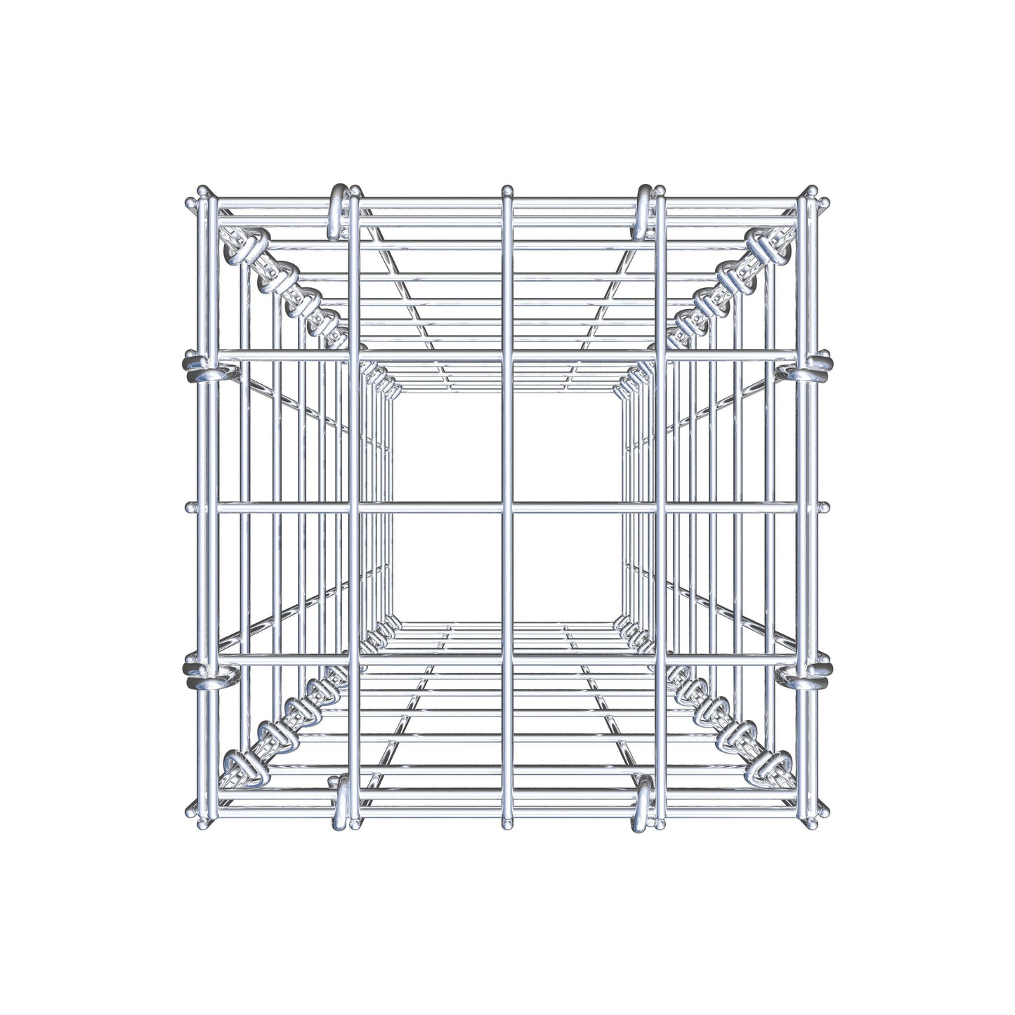 Fourche rapportée type 3 100 cm x 20 cm x 20 cm (L x H x P), mailles 5 cm x 10 cm, anneau C
